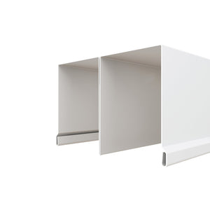 English Elm 48 Inch Mirrored Sliding Closet Door White Steel Frame Safety Glass Bedroom Kit B2763P483224