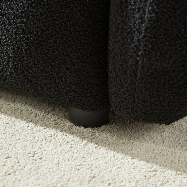 English Elm Mh 81" Plush Teddy Velvet 3-Seater Sofa With Pillows, Solid Wood Frame, Stylish Comfort & Durability W1193S00158-GIGA