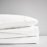 Beautyrest 400 Thread Count Casual Wrinkle Resistant Cotton Sateen Sheet Set BR20-0973 White