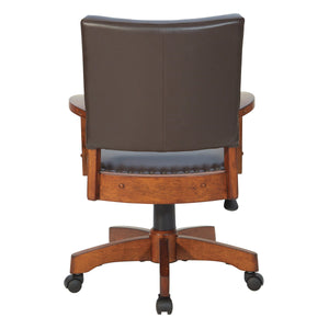 OSP Home Furnishings Deluxe Wood Bankers Chair Espresso