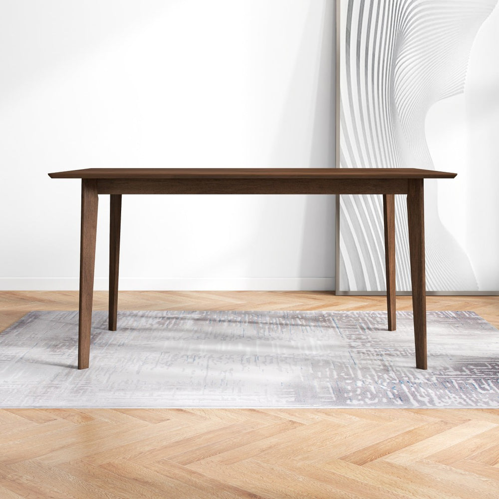 English Elm Carlos Solid Wood 5 Piece Dining Set with Tapered Legs Mid-century Modern Style B183S00183