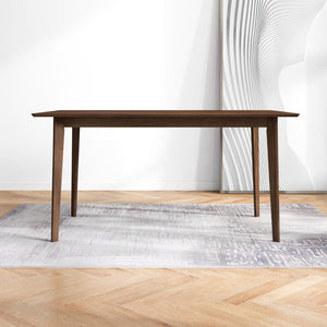 English Elm Carlos Solid Wood 5 Piece Dining Set with Tapered Legs Mid-century Modern Style B183S00183