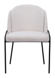 Jambi Dining Chair - Set of 2 Ivory 109965 Zuo Modern