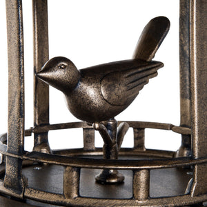 English Elm Outsunny 3-In-1 Vintage Garden Bird Bath, Feeder & Planter - Elegant Antique Design For Bird Lovers W2225P217962-GIGA