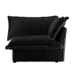English Elm Koala Corduroy Sectional Sofa Deep Seat High Back Rsf Module for Modern Living Rooms W3041P272945