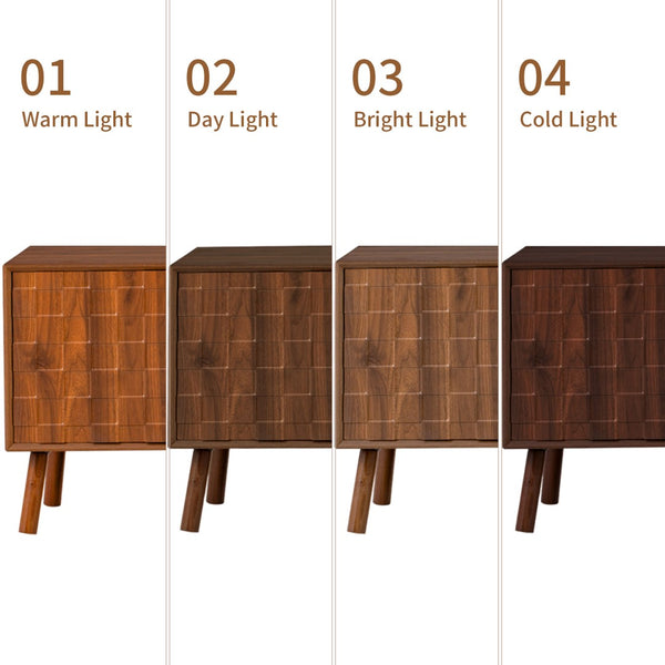English Elm 78 Inch Walnut Entertainment Center Fluted Doors Solid Wood Legs for Living Room N710P372591P