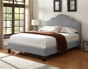 English Elm Wallace & Bay - Gray Queen Upholstered Bed – Elegant Transitional Design With Soft Upholstery & Solid Wood Support B2709P212291-GIGA
