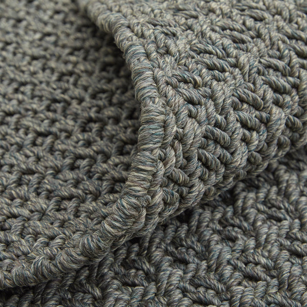 Feizy Rugs Tito Hand Woven Polypropylene Solid Rug - Stylish, Low-profile Design For High-traffic Spaces Green,Ivory Polypropylene Tto0826fgrn000e10