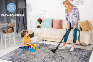 English Elm Payas Collection 2X8 Traditional Runner Rug - Durable, Stain Resistant, Kid & Pet-Friendly Style! B189P183442-GIGA