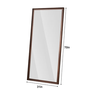 English Elm Full Length Faux Wood Framed Wall Mirror Vintage Dressing Body Accent 70 Inch W2071P247816