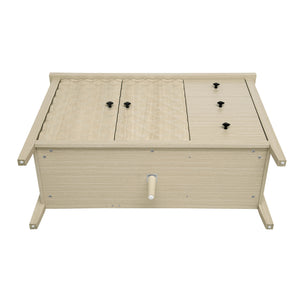 English Elm Modern 2 Door 3 Drawer Storage Cabinet with Adjustable Shelves, Metal Slides, Hinges & Anti-Tip Safety் W688P223053