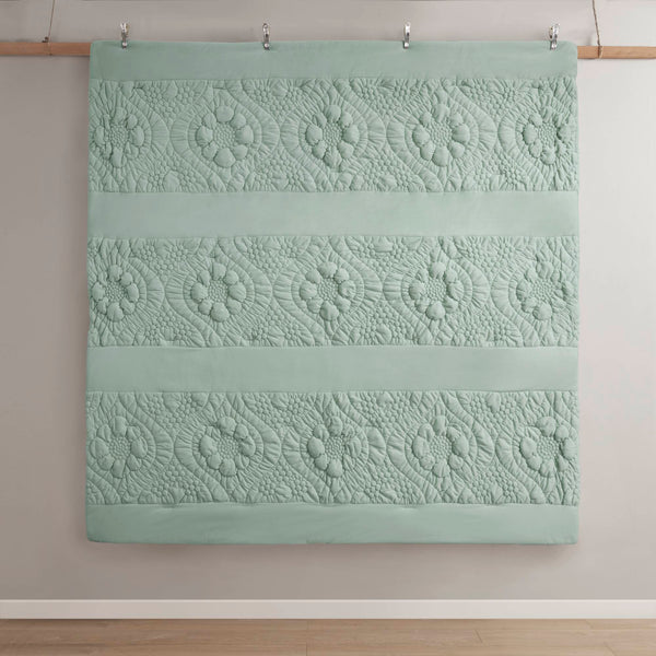 English Elm 3-Piece Full/Queen Comforter Set In Calming Sage | Soft Poly Jersey, Year-Round Cozy Comfort B035P408221