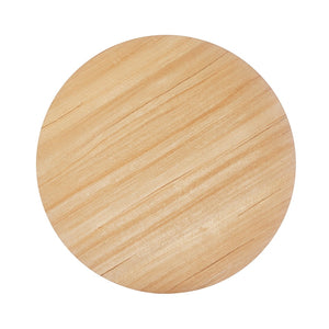 English Elm 31.5" Round Mdf Pedestal Dining Table Mid-century Modern Sculpted Base Seats Four Oak W234P405177