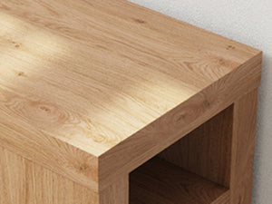 English Elm Xgz-stdcj-mu-zbb Wide Slab Entryway Console with Shelves and Built-in Charging Station W1550P330056