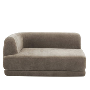 English Elm 115" L-shaped Sectional Three Piece Deep Seat Chaise Sofa for Modern Living Rooms N767P385430B