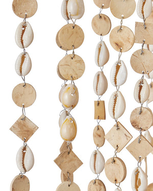 Currey & Company Kealia Large Chandelier - Stunning Biophilic Design With Hand-beaded Shells And Adjustable Height Natural Coco Shells ,Shells ,Wrought Iron 9000-1301-currey-company