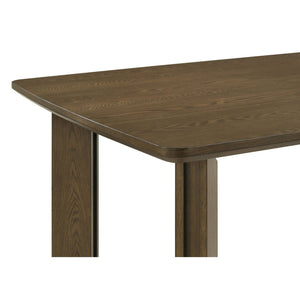 English Elm Crispin White Oak Veneer Rectangular Dining Table Seats Six for Modern Spaces B062P447971