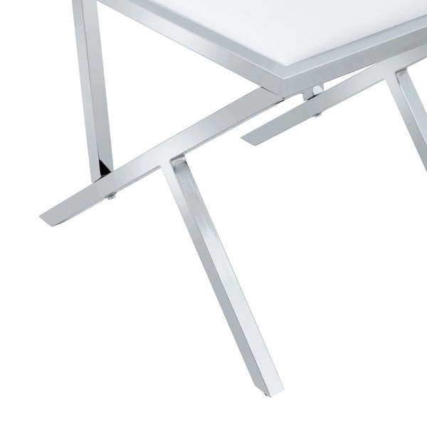 English Elm Table and Chair Set Round Walnut Mdf Top Six Seat Dining with Gold Accent Legs Transparent,White+Silver W1151S04789