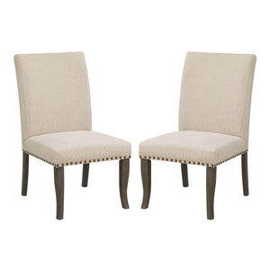 OSP Home Furnishings Hamilton Dining Chair  - Set of 2 Rice