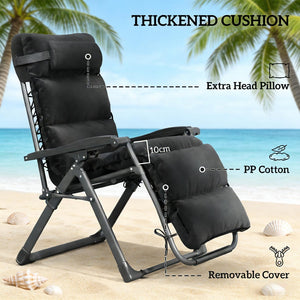 English Elm Reclining Folding Outdoor Lounge Chairs Set of Two with Cushions and Side Tray T3971P445296