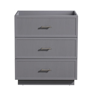 English Elm HK2305-30-WH 24" Floating Bathroom Vanity with Wall-Mount Design, Space-Saving Modern Sink Cabinet Grey W1550P168214