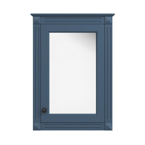 English Elm 20" Wall Mount Medicine Cabinet Mirrored Door Soft Close Adjustable Shelf Bathroom N710P317680C