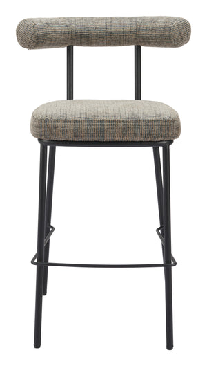 Kede Barstool Green Tweed 110100 Zuo Modern