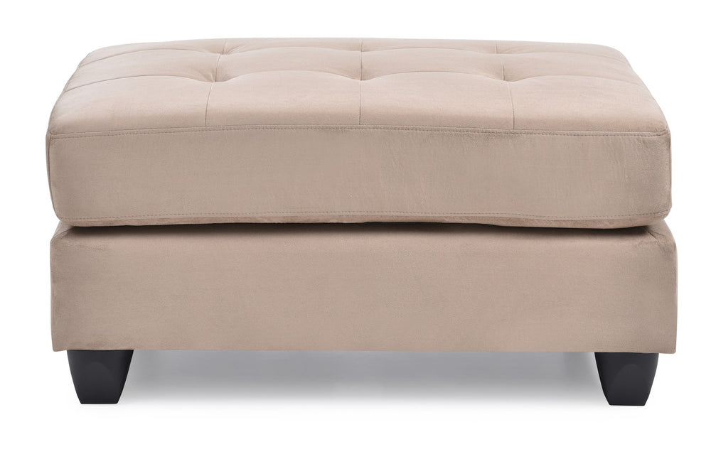 English Elm Malone Tufted Upholstered Ottoman with Sturdy Frame for Cozy Seating and Stylish Small-Space Living Mocha 38 L x 27 W x 16 H B078P301553