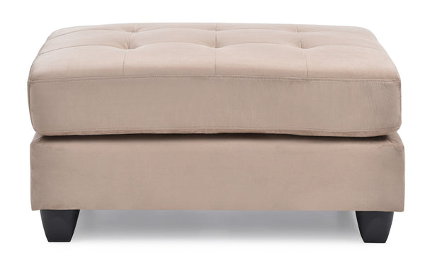 English Elm Malone Tufted Upholstered Ottoman with Sturdy Frame for Cozy Seating and Stylish Small-Space Living Mocha 38 L x 27 W x 16 H B078P301553