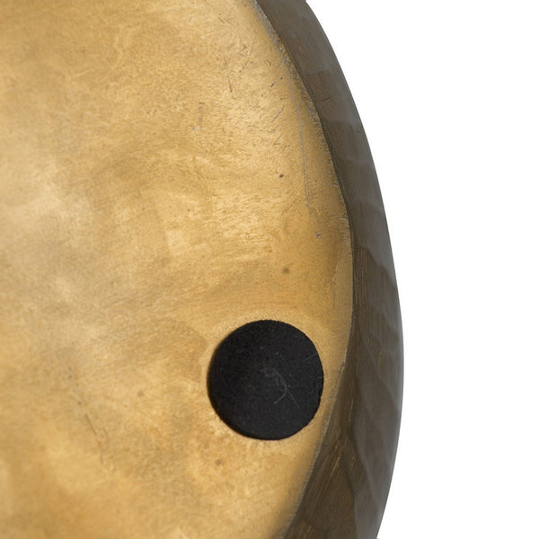 English Elm Kria Hammered Aluminum Decorative Vase with Antique Gold Finish for Glam Interiors B056P416842