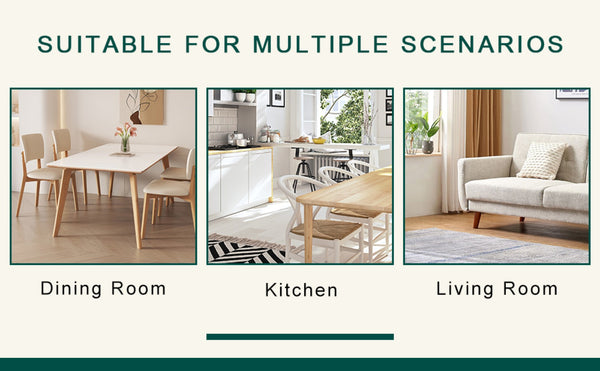 English Elm Table 31.5-Inch Round Dining Set With Elegant White Marble Top & 4 Black Pu Chairs, Gold Legs W1151S02492-GIGA