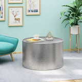 Christopher Knight Home® Braeburn Round Coffee Table - Contemporary Hammered Iron Design