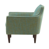 Madison Park Cruz Mid-Century Mid Century Accent Chair FUR100-0008 Blue-Green