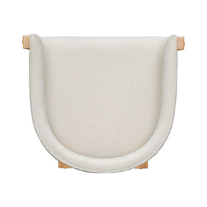 English Elm Christopher Knight Home® - COUNTER Mid-Century Modern 2-Piece Upholstered Barrel Back Stools with Rubberwood Frame and Foam Padding Beige+Natural N771P243848N