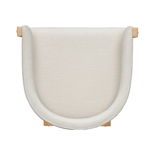 English Elm Christopher Knight Home® - COUNTER Mid-Century Modern 2-Piece Upholstered Barrel Back Stools with Rubberwood Frame and Foam Padding Beige+Natural N771P243848N