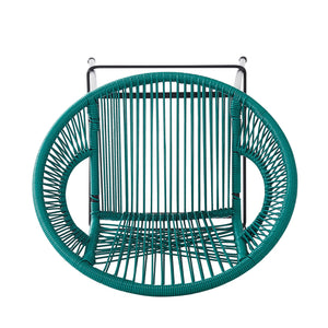 English Elm Christopher Knight Home® - Ferrara Outdoor Faux Wicker Barstool Set of 2 — Ergonomic PE Rattan Seating with Iron Frame, Durable Teal N775P266222T