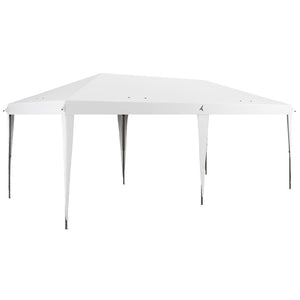 English Elm Outsunny 10' X 19.2' Heavy Duty Pop Up Canopy Tent - Instant Outdoor Shelter For Events, Bbqs, Weddings W2225P200887-GIGA