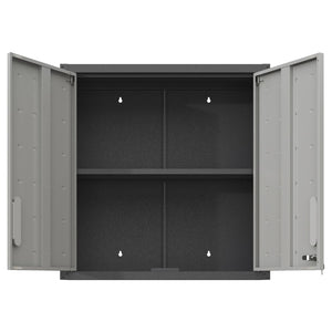 English Elm Heavy Duty Wall Mounted Steel Cabinet Locking Lift Door Garage Workshop Storage T2398P236567