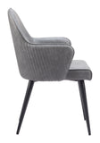 Silloth Dining Chair Gray 110120 Zuo Modern