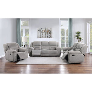 English Elm Sebring Chenille Glider Recliner with Pillowtop Arms for Living Room Comfort B062P441331