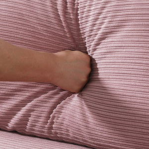 English Elm The 53-inch sofa with durable metal frame and sponge cushions, space-saving American-style comfort for studio living Pink W3371P309474