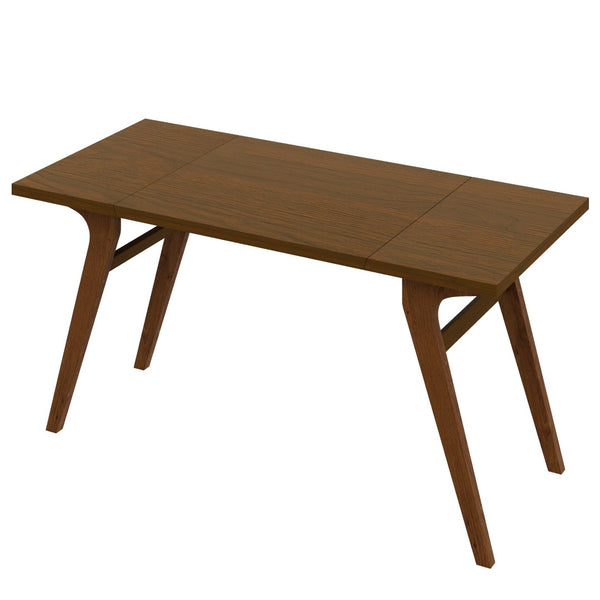 English Elm Transformer Solid Wood Convertible Table Adjustable Height Expandable Top for Small Spaces Walnut N735P406282D