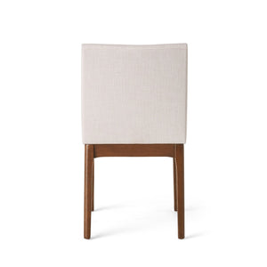 English Elm Christopher Knight Home® - DINING Chair with Upholstered Fabric Seat and Sleek Wood Legs — Compact Modern Comfort & Style Light beige 58924.00WNT