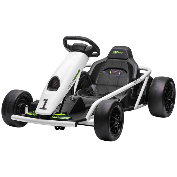 English Elm Aosom Licensed Bmw I4 12v Kids Ride on Car with Remote Suspension and Soft Start White W2225P217189