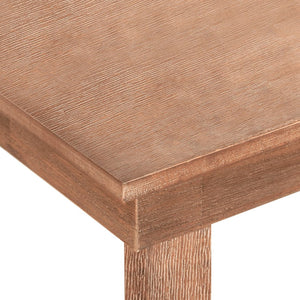 English Elm TOPMAX 82-inch Farmhouse Extendable Dining Set with Two 11" Removable Leaves, Upholstered Seats and Bench Brown N717S000230D