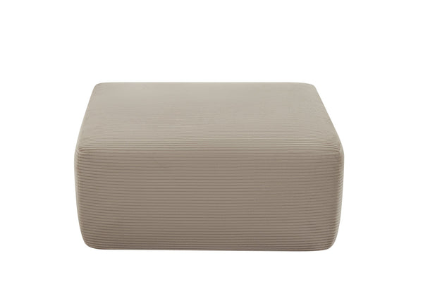 English Elm 373-001/Ottoman//Camel/Corduroy - Versatile Soft Ottoman For Seating, Footrest, Or Low Table Use W3975P391675