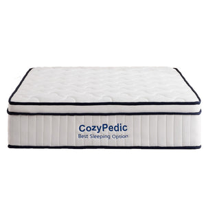 English Elm 12 Inch Queen Hybrid Mattress Memory Foam Pocket Springs Medium Firm Cooling W2699P399182