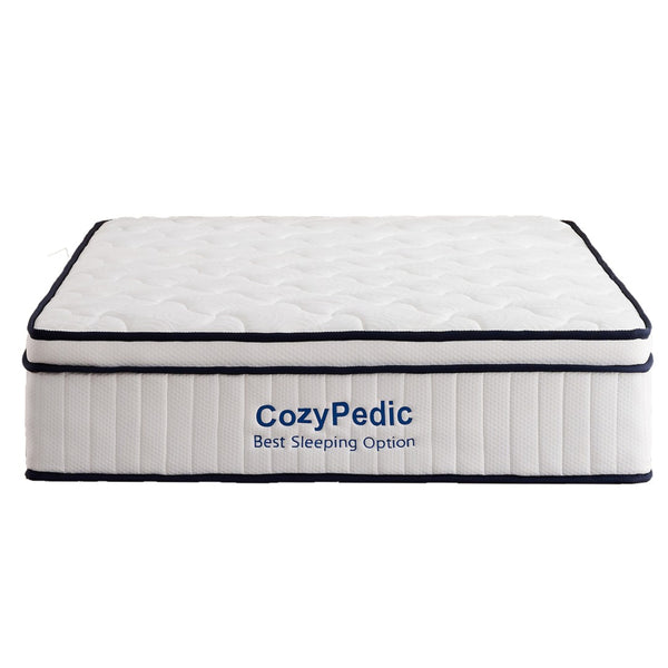 English Elm 12 Inch Queen Hybrid Mattress Memory Foam Pocket Springs Medium Firm Cooling W2699P399182