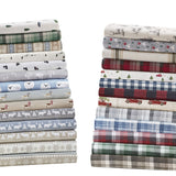 Woolrich Flannel Lodge/Cabin Sheet Set WR20-1794 Green Plaid