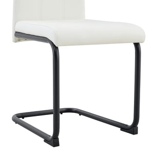 English Elm A Set of 2 Glam Faux Alligator Pvc Barstools with Crystal Buckle Detail Black,White W1512P491834